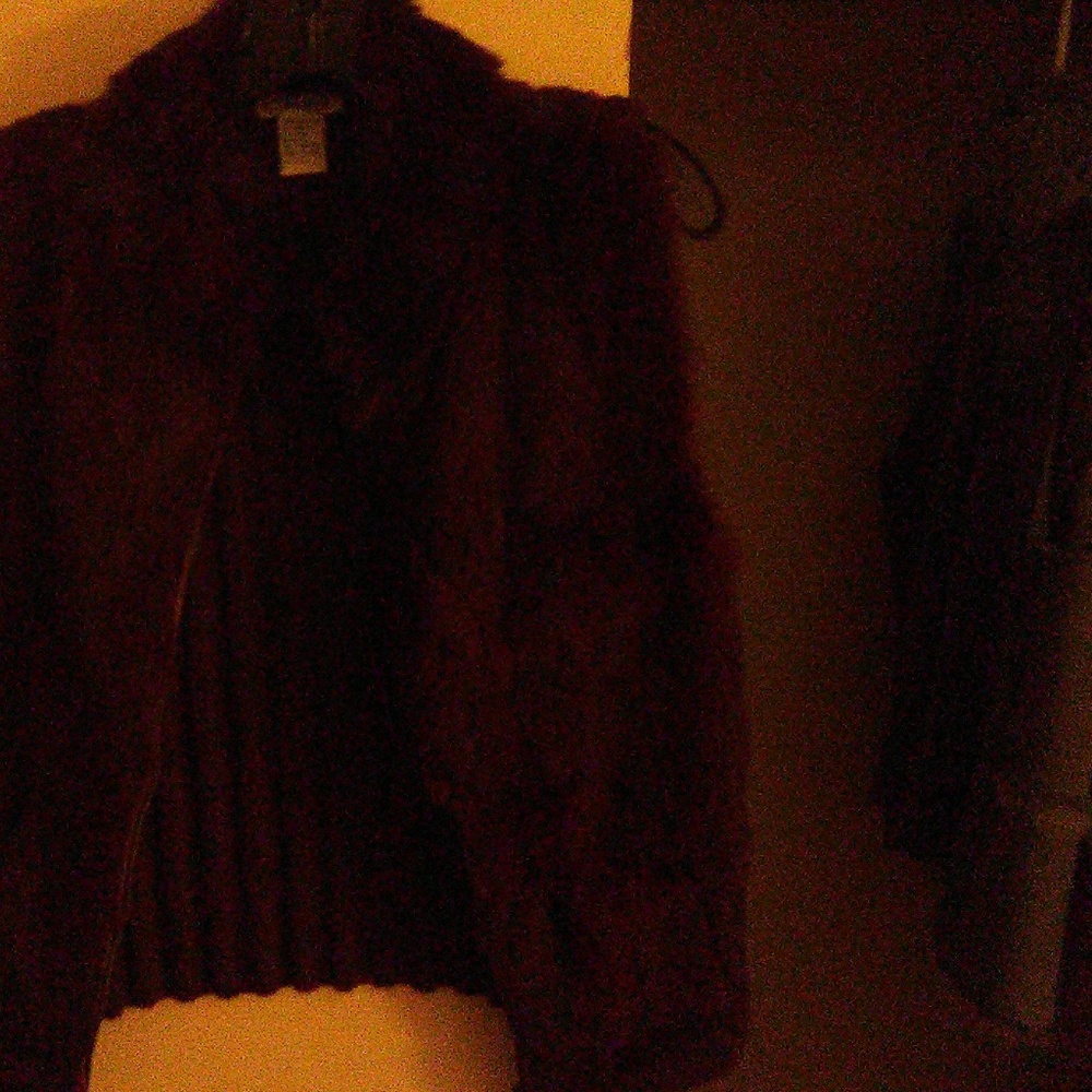 Vintage rabbit fur vest